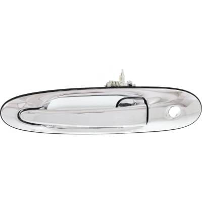 Front Left (Driver Side) Exterior Door Handle Compatible With 1998-2002 Lincoln Town Car Chrome With thumbnail 2