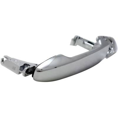 Front Or Rear Driver Side Exterior Door Handle Compatible With 2009-2019 Ford Flex Chrome Without thumbnail 6