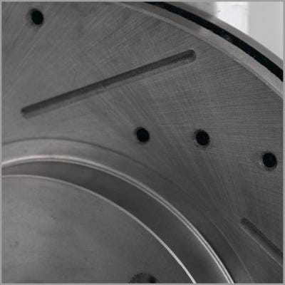 New Cross-Drilled And Slotted Brake Disc Compatible With Nissan Cube Base 4 Cyl 1.8L Versa 1.8 S 4 thumbnail 6