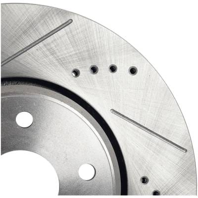 New Cross-Drilled Brake Disc Compatible With Acura Honda Accord Sport Special Edition 4 Cyl 2.4L thumbnail 14