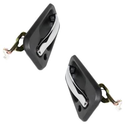 Front Driver And Passenger Side Exterior Door Handle Compatible With 2003-2009 Hummer H2 Chrome thumbnail 6