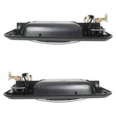 Front Left Driver And Right Passenger Exterior Door Handle Compatible With 2003-2009 Hummer H2 thumbnail 8