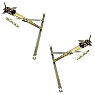 New Front Left And Front Right Window Regulator Compatible With Honda Civic Ex 4 Cyl 1.6L Civic thumbnail 4