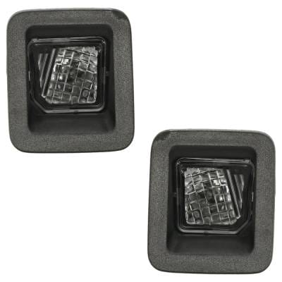 New Pair Of License Plate Light Compatible With Ford F-150 Xl 6 Cyl 2.7L F-150 Xl 6 Cyl 3.3L