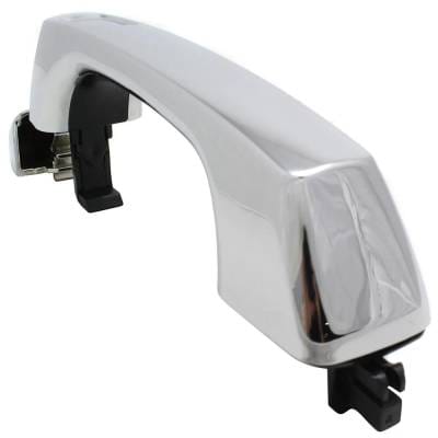 Front Or Rear Driver Side Exterior Door Handle Compatible With 2006-2010 Hummer H3t Hummer H3 Chrome thumbnail 6