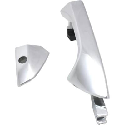 Front Left (Driver Side) Exterior Door Handle Compatible With 2008-2012 Honda Accord Chrome With Key thumbnail 6