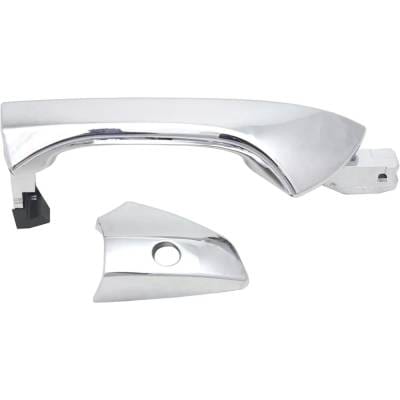 Front Left (Driver Side) Exterior Door Handle Compatible With 2008-2012 Honda Accord Chrome With Key thumbnail 8