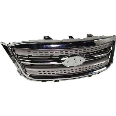 Grille Assembly Compatible With Ford Taurus Sho 6 Cyl 3.5L 2010-2012 Fo1200526 Ag1z8200ab thumbnail 4