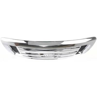 New Chrome Shell Grille Assembly Compatible With Ford F-150 Xlt 6 Cyl 3.7L F-150 Xlt 8 Cyl 5.0L thumbnail 10