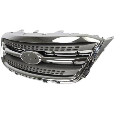 New Chrome Molding Grille Assembly Compatible With Ford Taurus Sel 6 Cyl 3.5L Taurus Limited 6 Cyl thumbnail 4