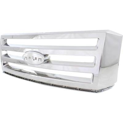 New Chrome Grille Assembly Compatible With Ford Expedition Max King Ranch 8 Cyl 5.4L Expedition Xl 8 thumbnail 4