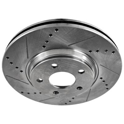 New Cross-Drilled Brake Disc Compatible With Infiniti Nissan G37 X 6 Cyl 3.7L Maxima Sv 6 Cyl 3.5L thumbnail 12