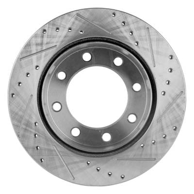 New Cross-Drilled Brake Disc Compatible With Ford F-250 Super Duty Xl 10 Cyl 6.8L F-350 Super Duty thumbnail 8