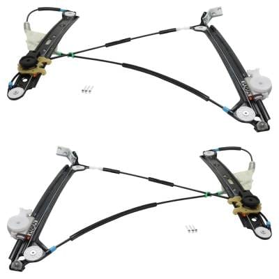 New Front Left And Front Right Window Regulator Compatible With Bmw 128I Base 6 Cyl 3.0L 135Is Base thumbnail 4