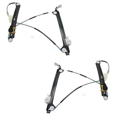 New Front Left And Front Right Window Regulator Compatible With Bmw 135I Base 6 Cyl 3.0L 128I Base 6