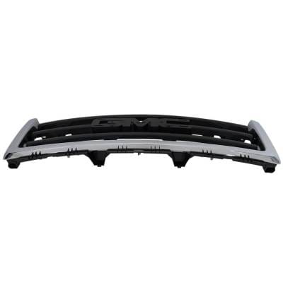 New Chrome Shell Grille Assembly Compatible With Gmc Sierra 1500 Sle 8 Cyl 6.2L Sierra 1500 Sle 8 thumbnail 12