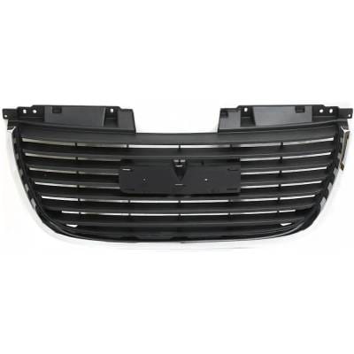 New Chrome/Textured Black Grille Assembly Compatible With Gmc Yukon Xl 2500 Slt 8 Cyl 6.0L Yukon Xl thumbnail 2