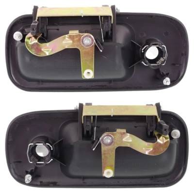 Front Left And Right Exterior Door Handle Compatible With 2010-2023 Gmc Savana Textured Black thumbnail 10