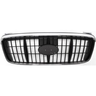 New Chrome Grille Assembly Compatible With Hyundai Elantra Gls 4 Cyl 2.0L Elantra Gt 4 Cyl 2.0L thumbnail 2
