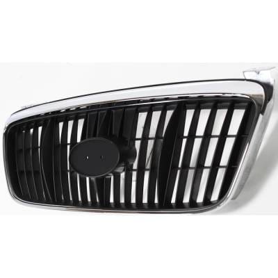 New Chrome Grille Assembly Compatible With Hyundai Elantra Gt 4 Cyl 2.0L Elantra Gls 4 Cyl 2.0L thumbnail 6