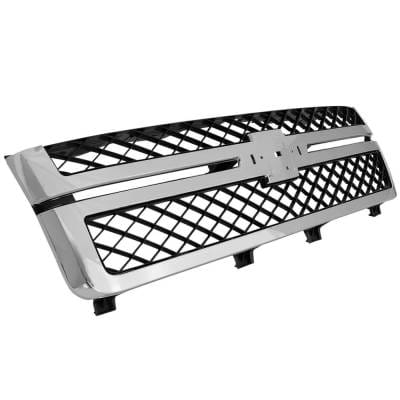 New Grille Assembly Compatible With Chevrolet Silverado 3500 Hd Ltz 8 Cyl 6.6L Silverado 2500 Hd Lt thumbnail 6
