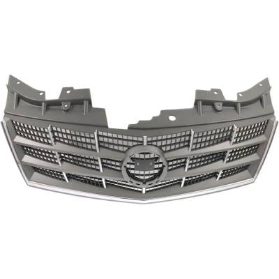 Gray Grille Assembly Compatible With Cadillac Sts Base 8 Cyl 4.6L Sts Base 6 Cyl 3.6L 2008-2011 By thumbnail 8