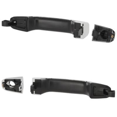 Front Driver And Passenger Side Exterior Door Handle Compatible With 2014-2022 Chevrolet Silverado thumbnail 6