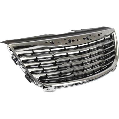 New Chrome Shell Grille Assembly Compatible With Chrysler Town & Country Lx 6 Cyl 3.6L Town & thumbnail 6