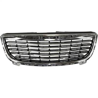 New Chrome Shell Grille Assembly Compatible With Chrysler Town & Country Premium 6 Cyl 3.6L Town & thumbnail 2