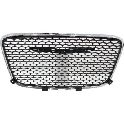 New Chrome Shell Grille Assembly Compatible With Chrysler 300 S 6 Cyl 3.6L 300 C 8 Cyl 5.7L 300 thumbnail 10