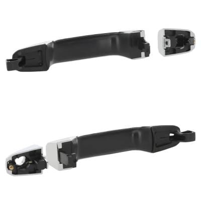 Front Driver And Passenger Side Exterior Door Handle Compatible With 2014-2022 Chevrolet Silverado thumbnail 5