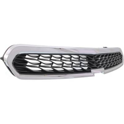 New Chrome Shell Grille Assembly Compatible With Chevrolet Spark Ls 4 Cyl 1.2L Spark Lt 4 Cyl 1.2L thumbnail 6