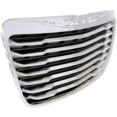 New Chrome Shell Grille Assembly Compatible With Chrysler 300 C 8 Cyl 5.7L 300 Base 6 Cyl 3.6L 300 thumbnail 6