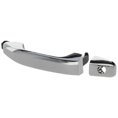 Driver Side Front Exterior Door Handle Compatible With 2014-2022 Chevrolet Silverado Chrome With Key thumbnail 4