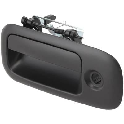 Front Driver Side Exterior Door Handle Compatible With 2010-2021 Gmc Savana Smooth Black With Key thumbnail 2