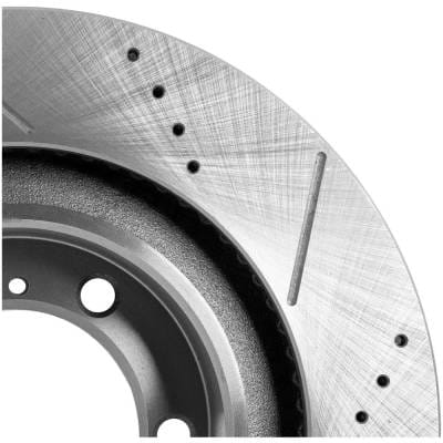 New Cross-Drilled And Slotted Brake Disc Compatible With Lexus Toyota 4Runner Sr5 6 Cyl 4.0L 4Runner thumbnail 14