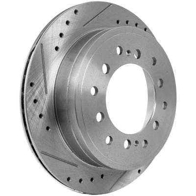 New Cross-Drilled And Slotted Brake Disc Compatible With Lexus Toyota 4Runner Trd Off-Road 6 Cyl thumbnail 4