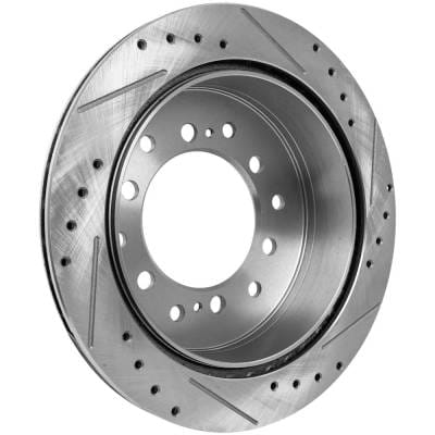 New Cross-Drilled And Slotted Brake Disc Compatible With Lexus Toyota 4Runner Trd Off-Road 6 Cyl thumbnail 10