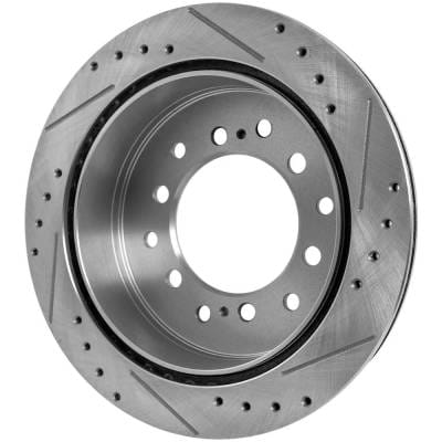 New Cross-Drilled And Slotted Brake Disc Compatible With Lexus Toyota 4Runner Base 6 Cyl 4.0L thumbnail 12