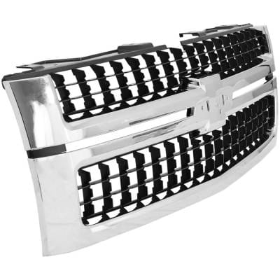 New Cross Bar Grille Assembly Compatible With Chevrolet Silverado 2500 Hd Wt 8 Cyl 6.6L Silverado thumbnail 6