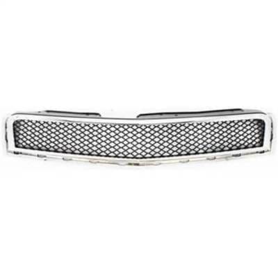 Chrome Shell Grille Assembly Compatible With Chevrolet Traverse Lt 6 Cyl 3.6L Traverse Ls 6 Cyl 3.6L thumbnail 4