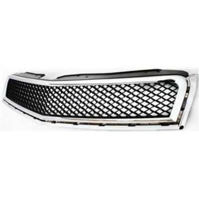 Chrome Shell Grille Assembly Compatible With Chevrolet Traverse Lt 6 Cyl 3.6L Traverse Ls 6 Cyl 3.6L thumbnail 6