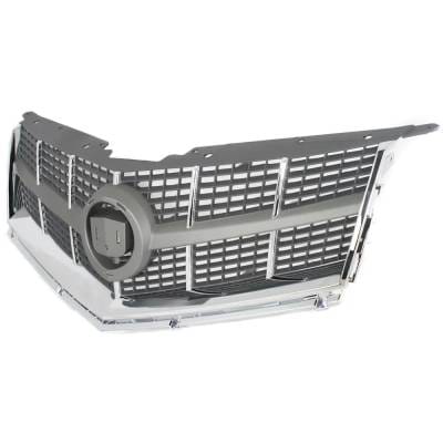 New Gray Grille Assembly Compatible With Cadillac Srx Premium 6 Cyl 3.0L Srx Performance 6 Cyl 3.6L thumbnail 4