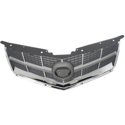 New Gray Grille Assembly Compatible With Cadillac Srx Base 6 Cyl 3.0L Srx Luxury 6 Cyl 3.0L Srx thumbnail 8