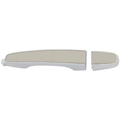 Front Driver Side Exterior Door Handle Compatible With 2008-2009 Pontiac G8 Chrome Without Key Hole thumbnail 2