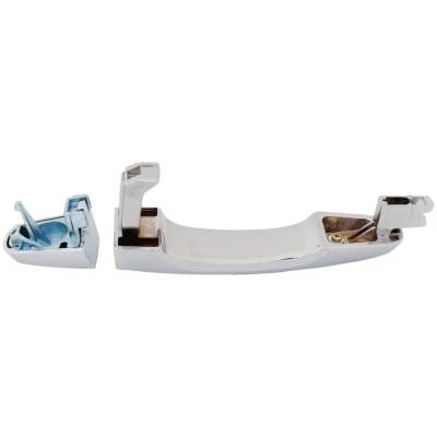 Front Driver Side Exterior Door Handle Compatible With 2008-2009 Pontiac G8 Chrome Without Key Hole thumbnail 12