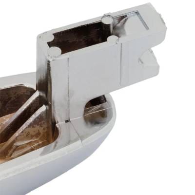 Front Driver Side Exterior Door Handle Compatible With 2008-2009 Pontiac G8 Chrome Without Key Hole thumbnail 16