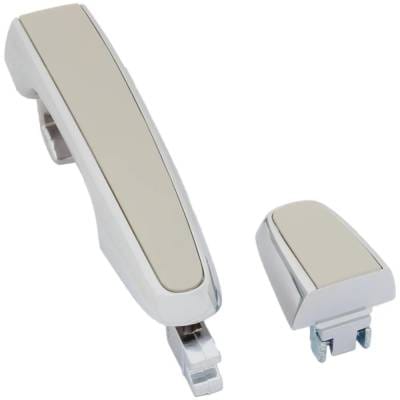 Front Left (Driver Side) Exterior Door Handle Compatible With 2008-2009 Pontiac G8 Chrome Without thumbnail 6