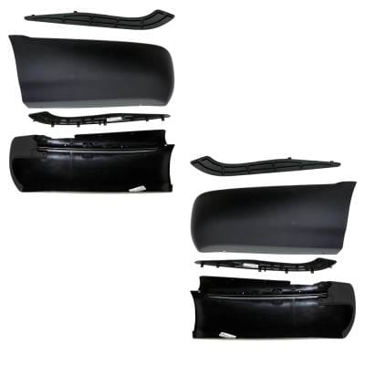 New Pair Of Quarter Panel Extension Compatible With Chevrolet Gmc S10 Ls 6 Cyl 4.3L S10 Ls 4 Cyl thumbnail 4