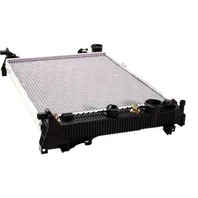 New Aluminum Radiator Compatible With Mercedes Benz C300 Sport 6 Cyl 3.0L E400 Base 6 Cyl 3.0L thumbnail 6